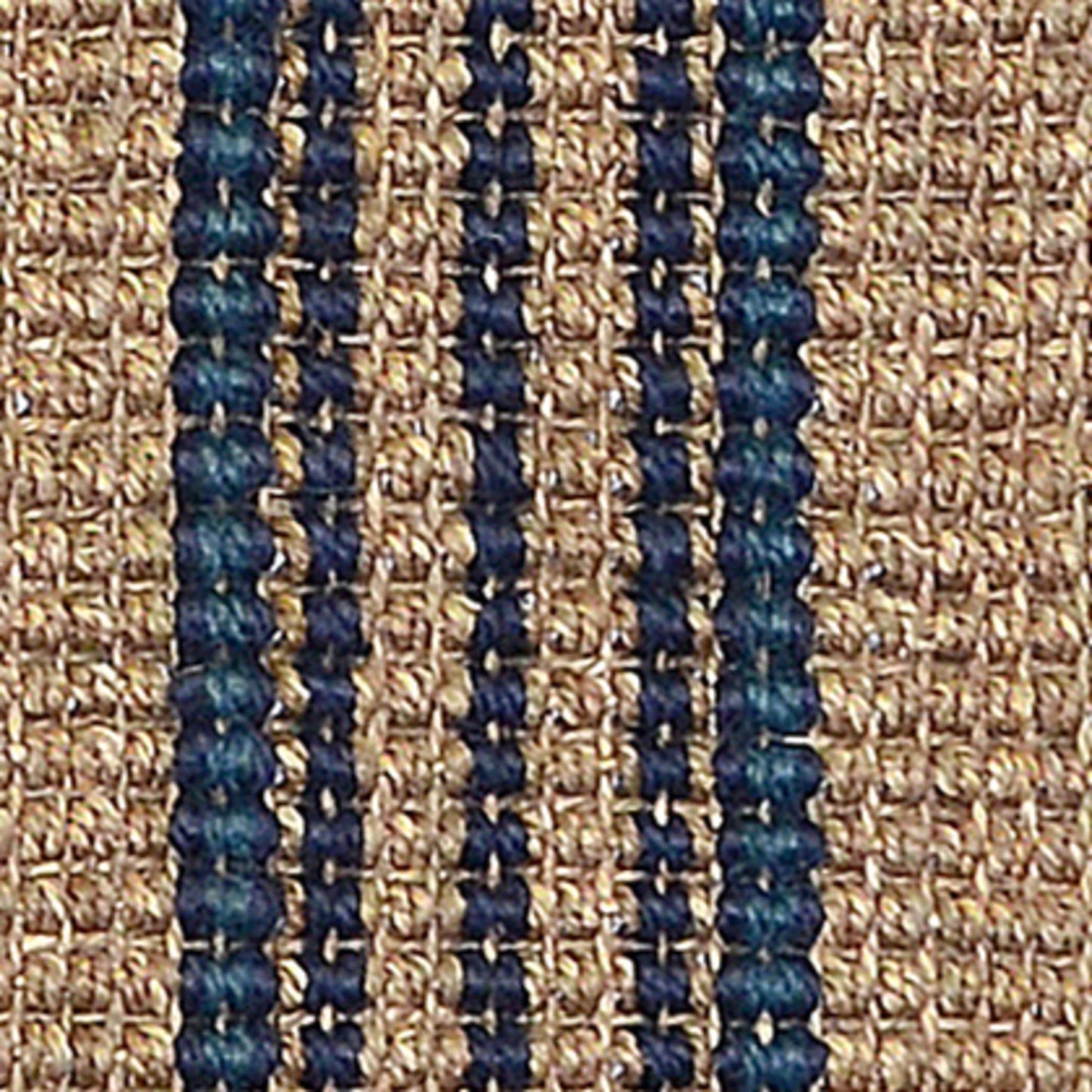 Seagrass Cabana Stripe Rug - Navy