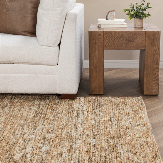 Hayward Soumak Jute Rug -Natural/Green