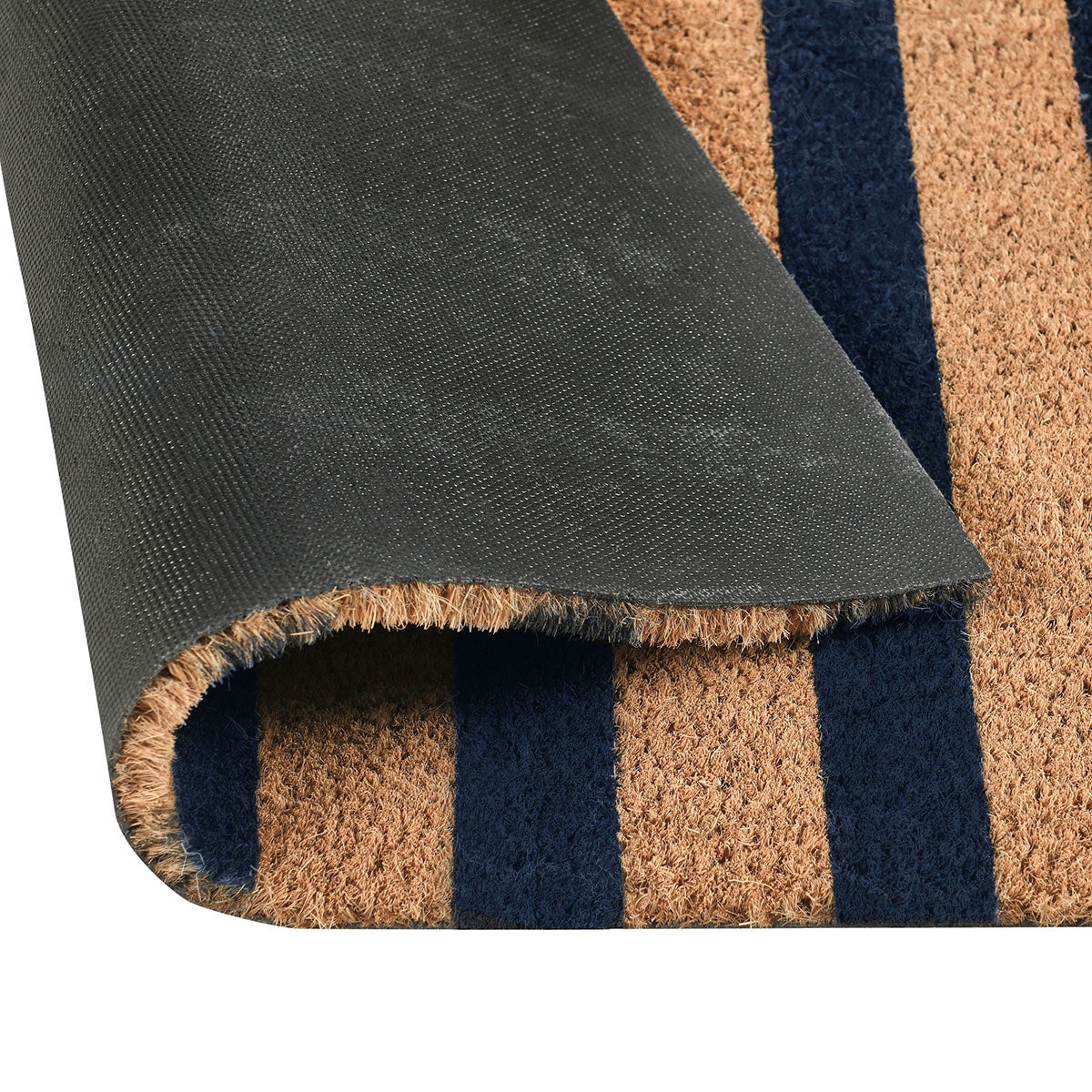 Striped Doormat 24x57 - Navy/Natural