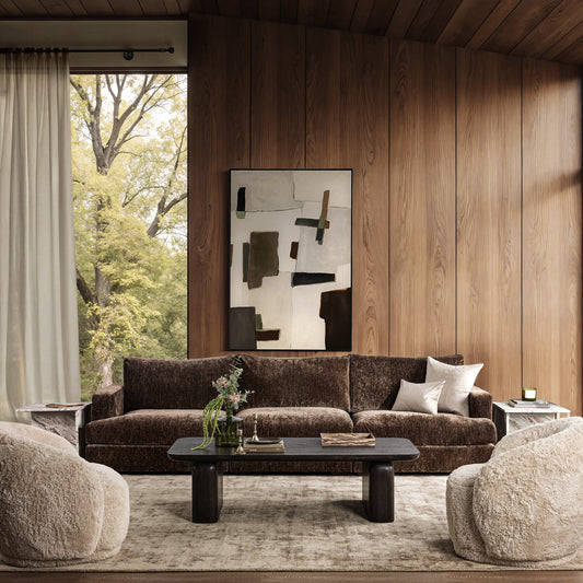 Ludwig 3pc Sofa - Mossed Brown