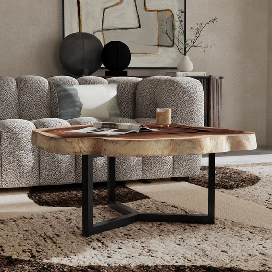 Celine Live Edge Coffee Table - Natural
