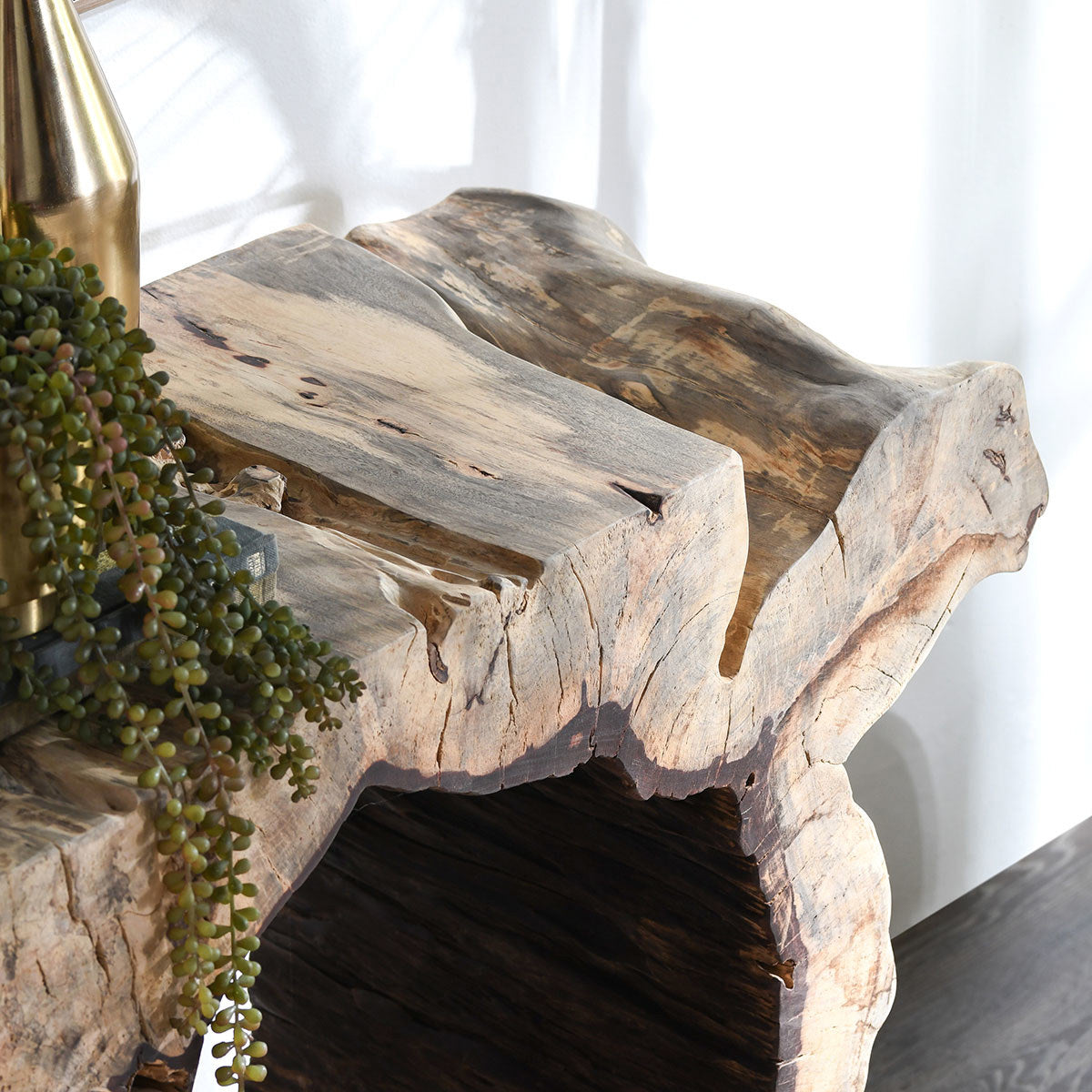 Odette Rectangle Console Table - Natural