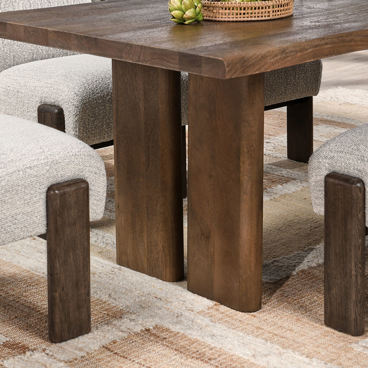Holmes Rectangle Dining Table - Artisan Brown