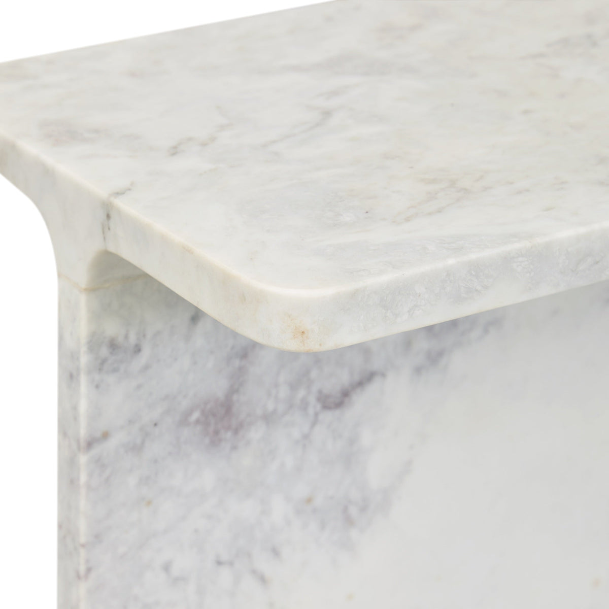 Delaney Marble Rectangle Accent Table