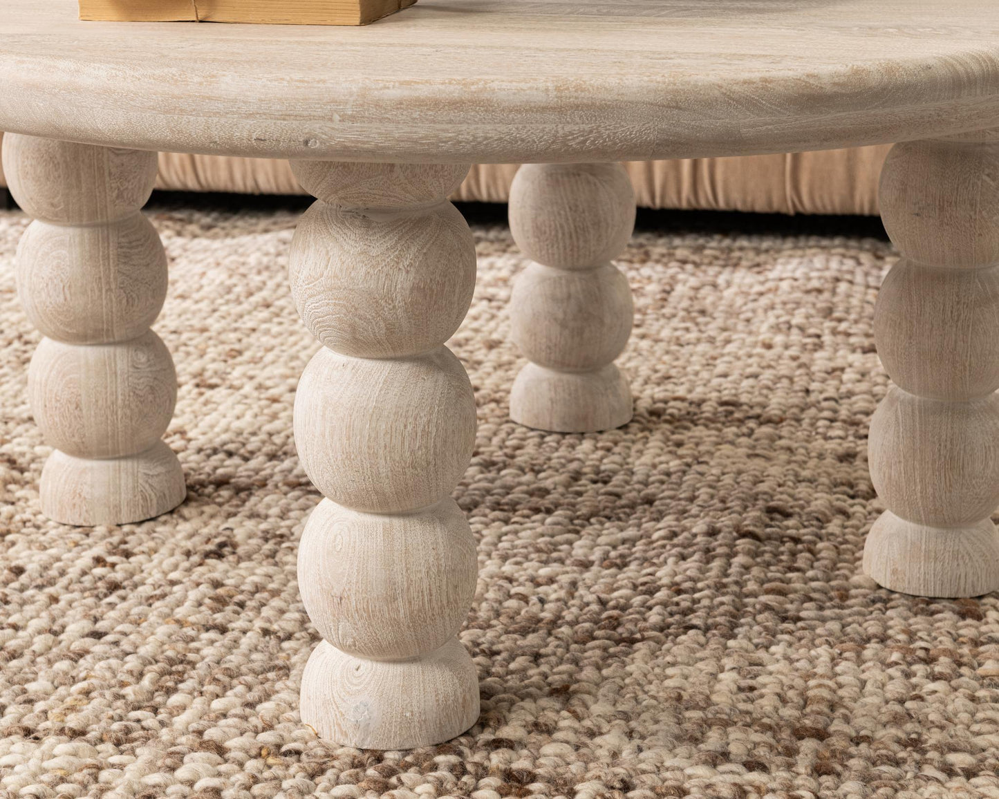 Adir Round Coffee Table - Cream