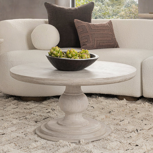 Hera Round Coffee - Creamwood