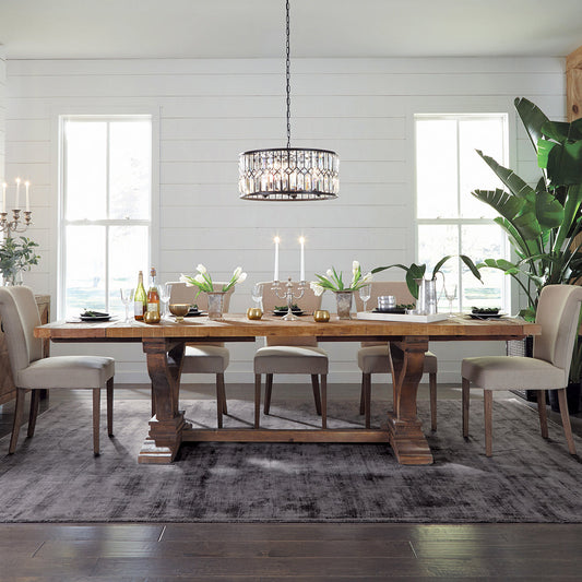 Alexander Extending Dining Table - Brown