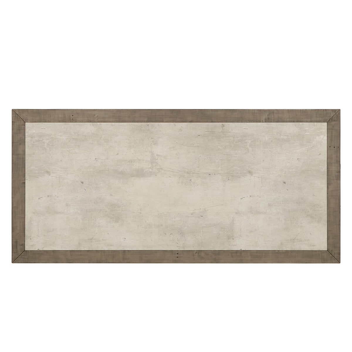 Efron Rectangle Dining Table - Distressed Gray/Antique White