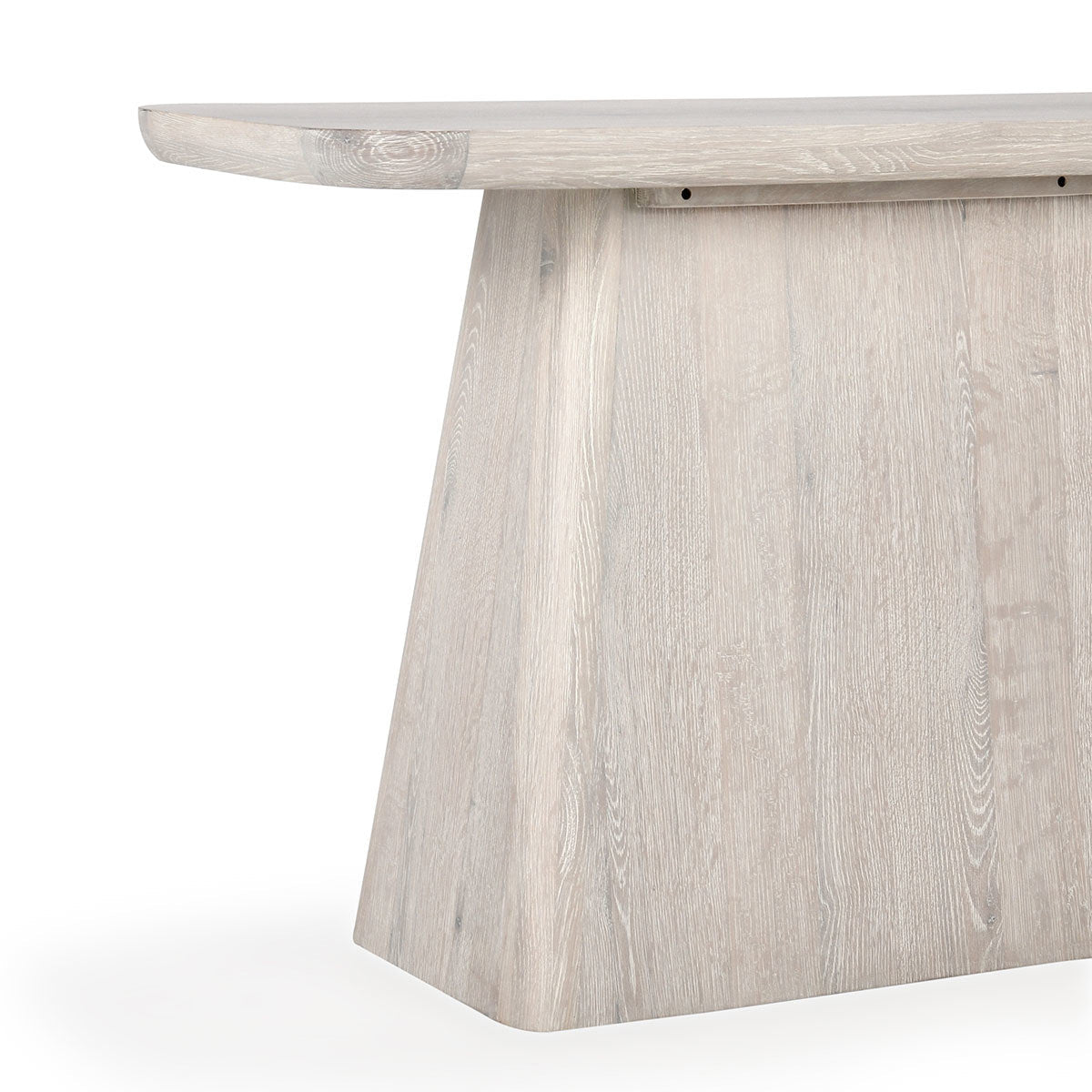Orlando Rectangle Console Table - Milk White