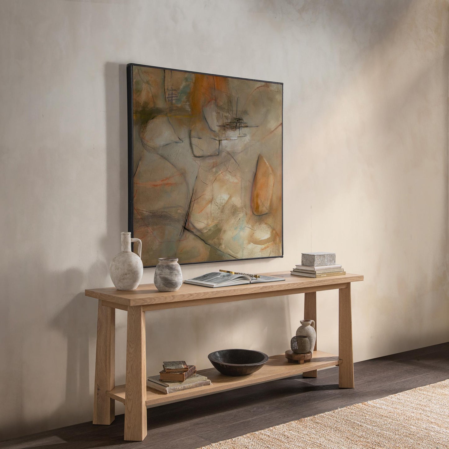 Kenzie Console Table - Natural Mist