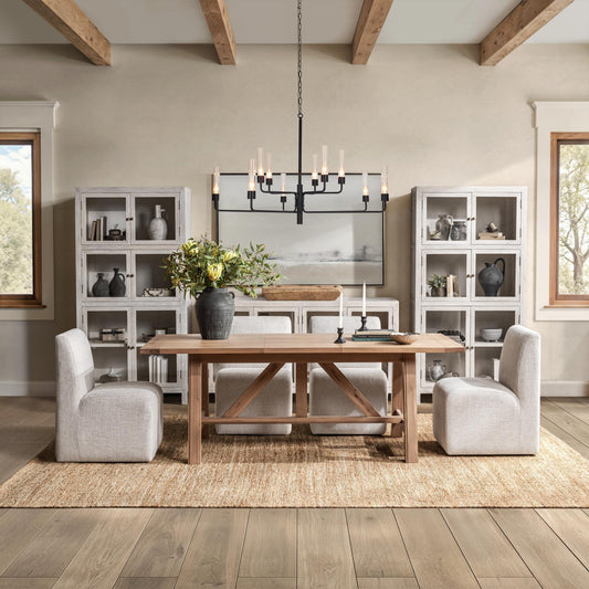 Marla 63 - 83" Extendable Dining Table - Natural Mist