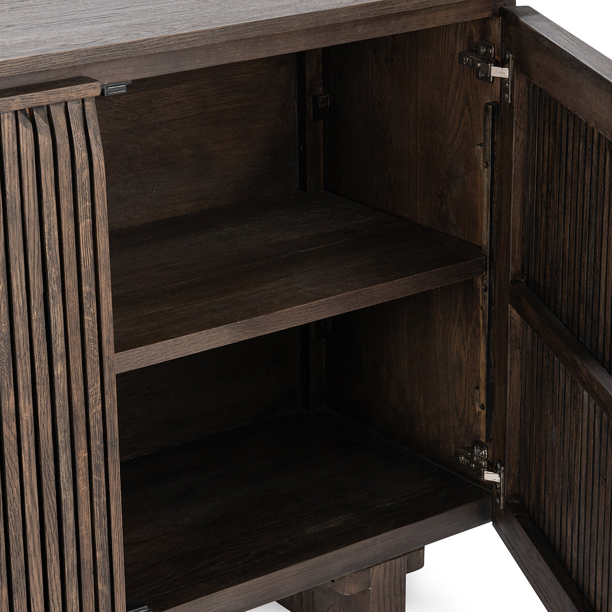 Roya 2Dr Cabinet - Toasted Brown