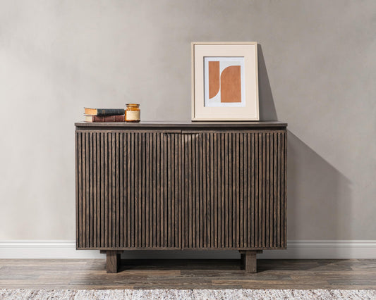 Roya 2Dr Cabinet - Toasted Brown