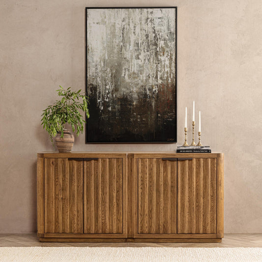 Labelle 4Door Buffet - Tan Oak