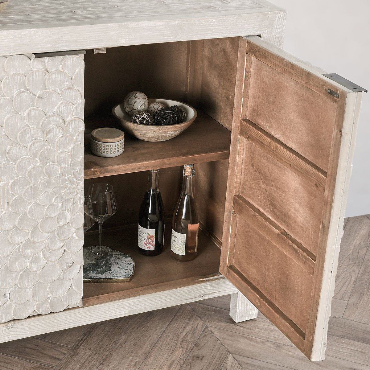 Astrid 4Dr Cabinet - Vintage Cream