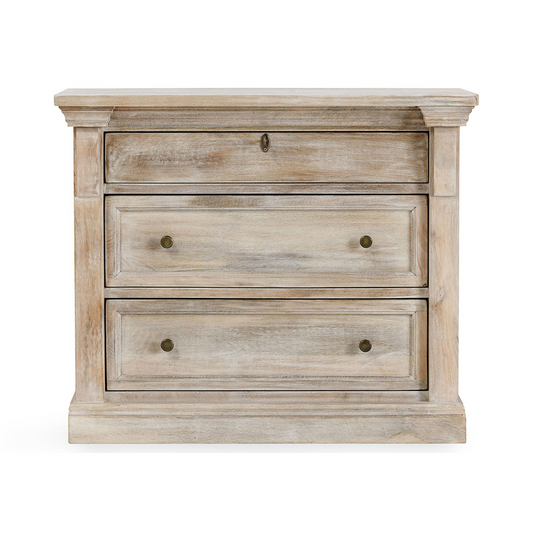 Adelaide 3Dwr Nightstand - Natural Cream Wash