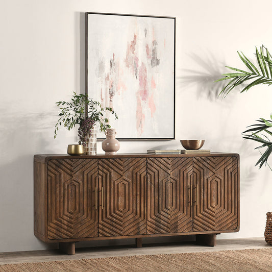 Holmes 4Dr Buffet - Artisan Brown