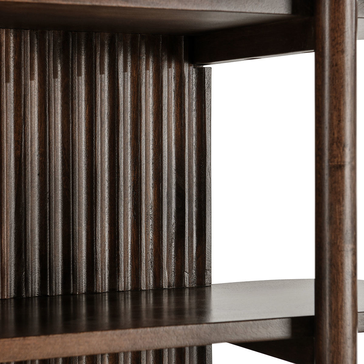 Redford Bookcase - Bark Brown