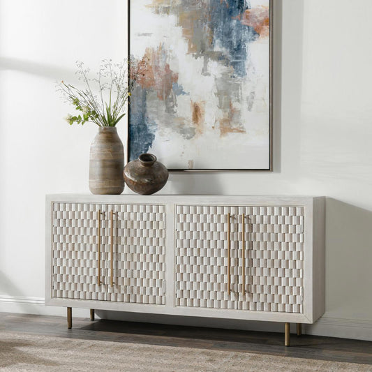Norwood 4Dr Buffet - Coastal White