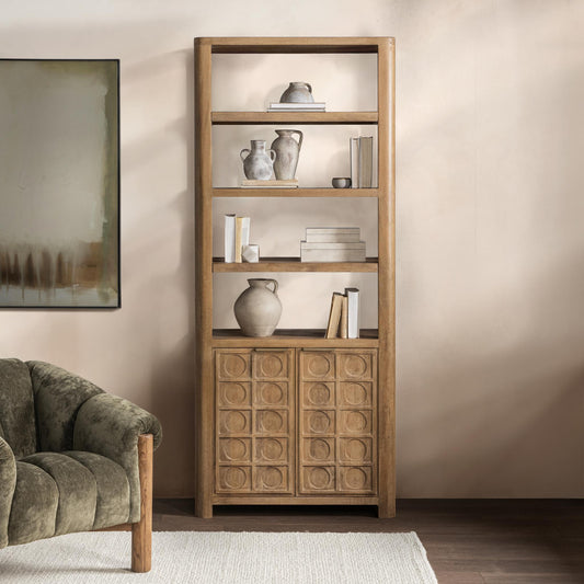 Cleveland Bookcase - Sandy Taupe