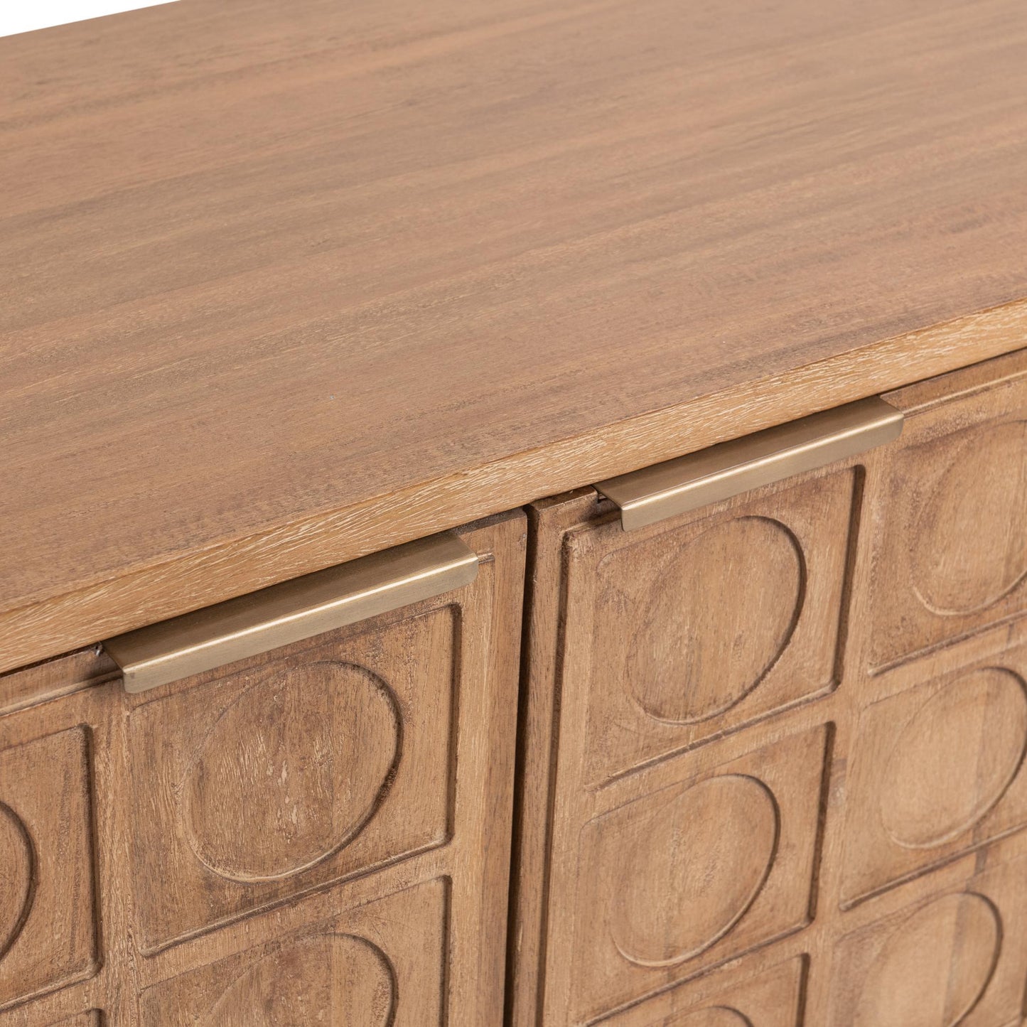 Cleveland 4 Door Cabinet - Sandy Taupe