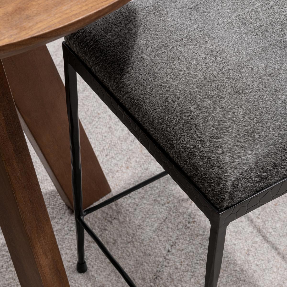 Bose Hide Counter Stool - Sparrow Gray