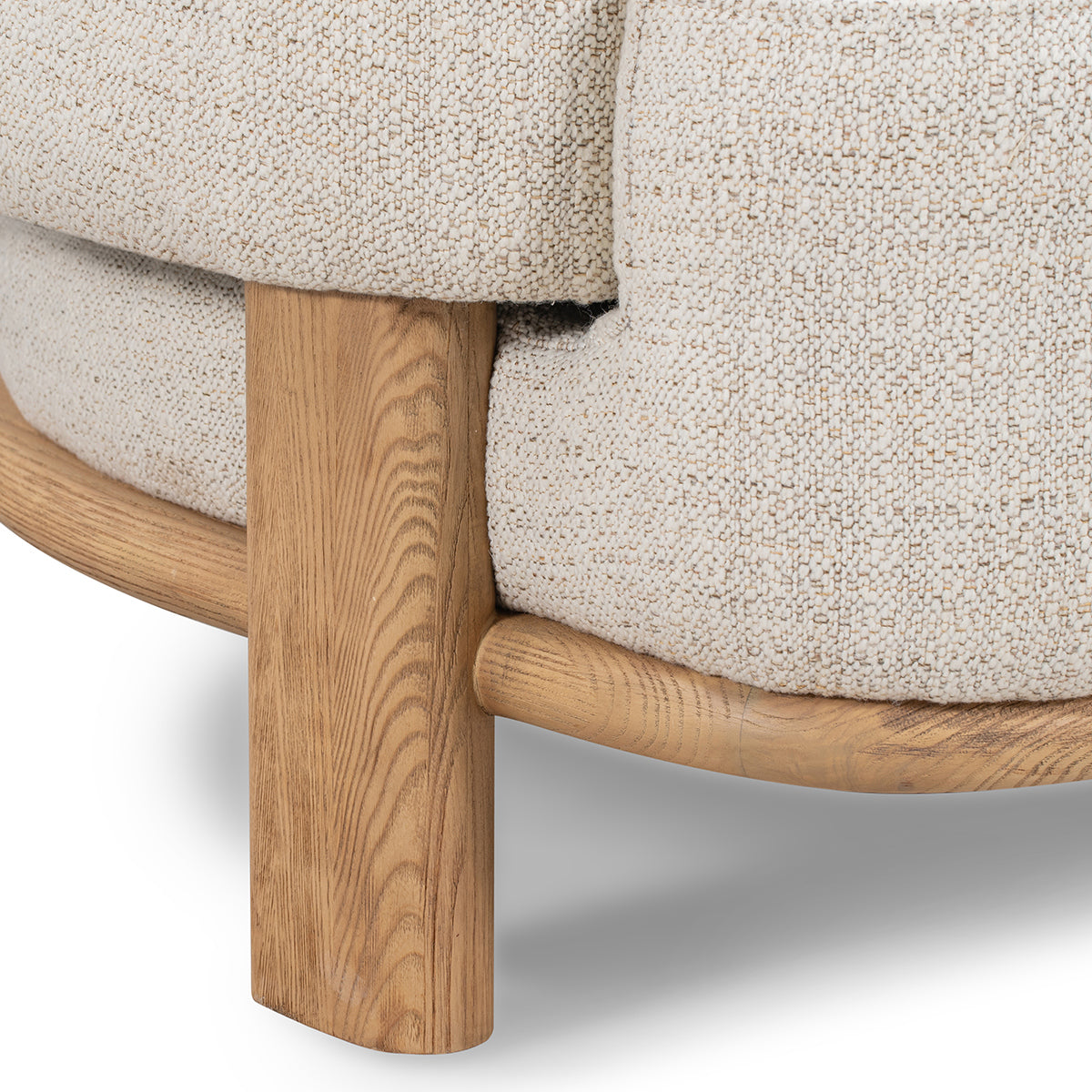 Pasadena Upholstered Accent Chair - Natural