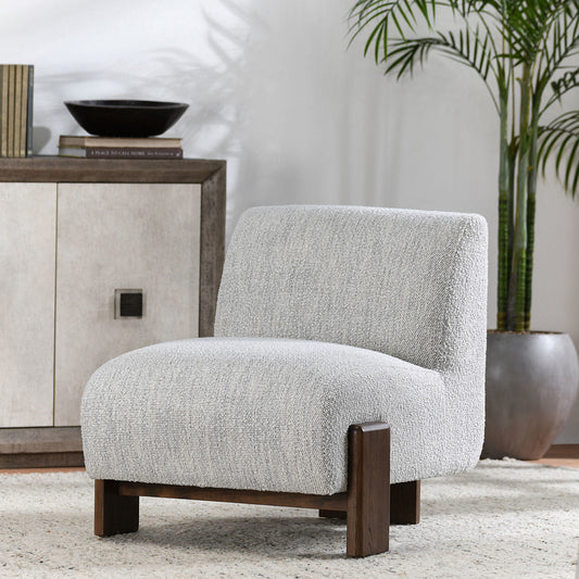 Chelsea Upholstered Accent Chair - Ivory