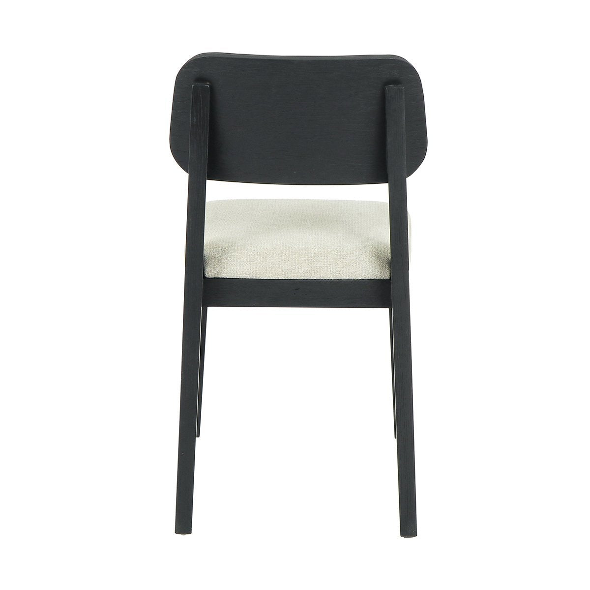 Deaven Upholstered Dining Chair Set of 2 - Black