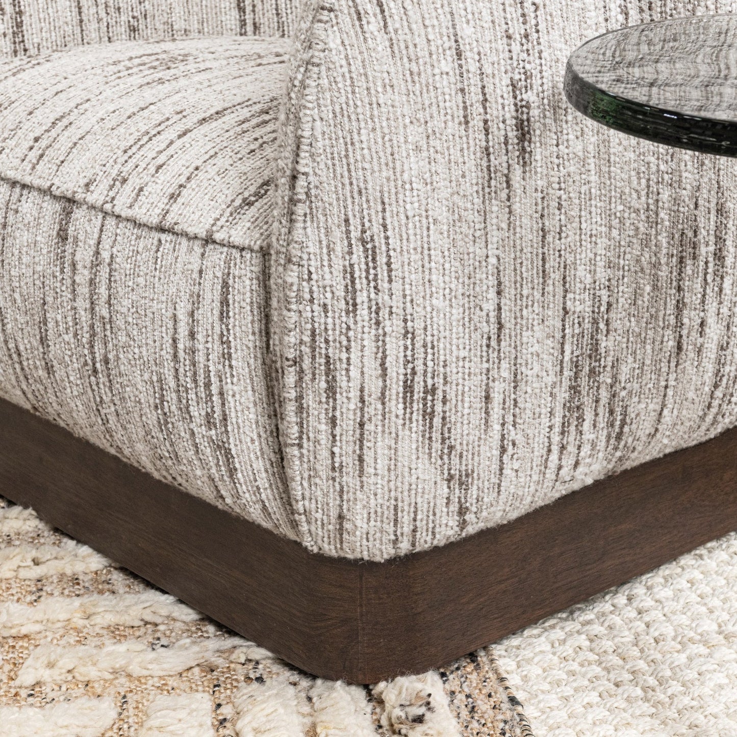 Rinner Swivel Accent Chair - Cocoa Cream