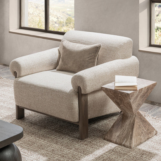 Malia Accent Chair - Latte
