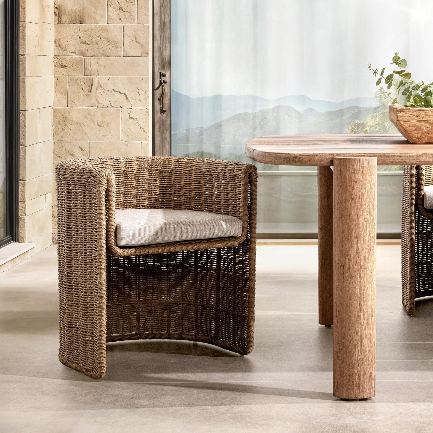 Rami Outdoor Armchair - Natural