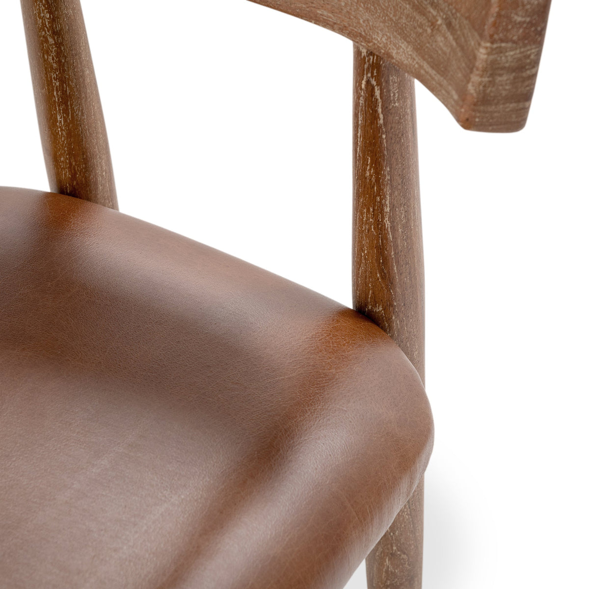 Alvaro Leather Counter Stool - Golden Wheat