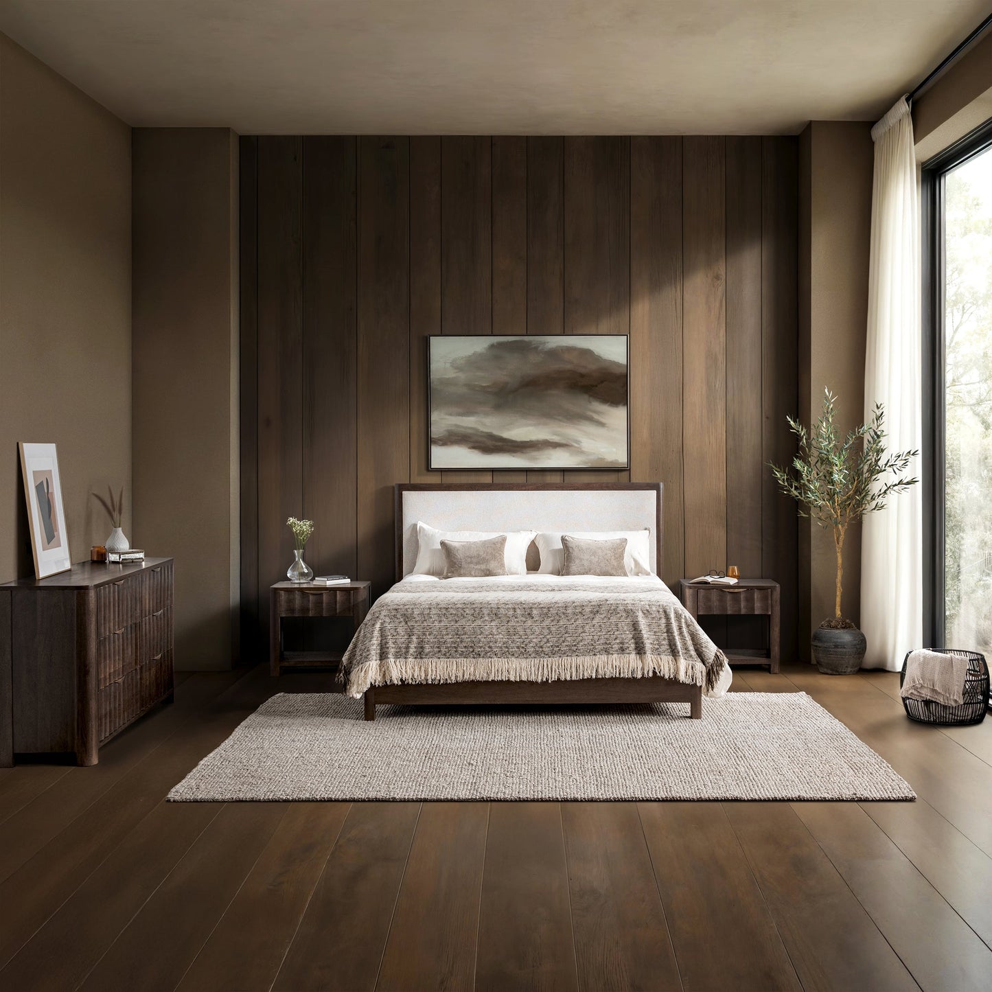 Baylee Queen Bed - Cocoa Brown