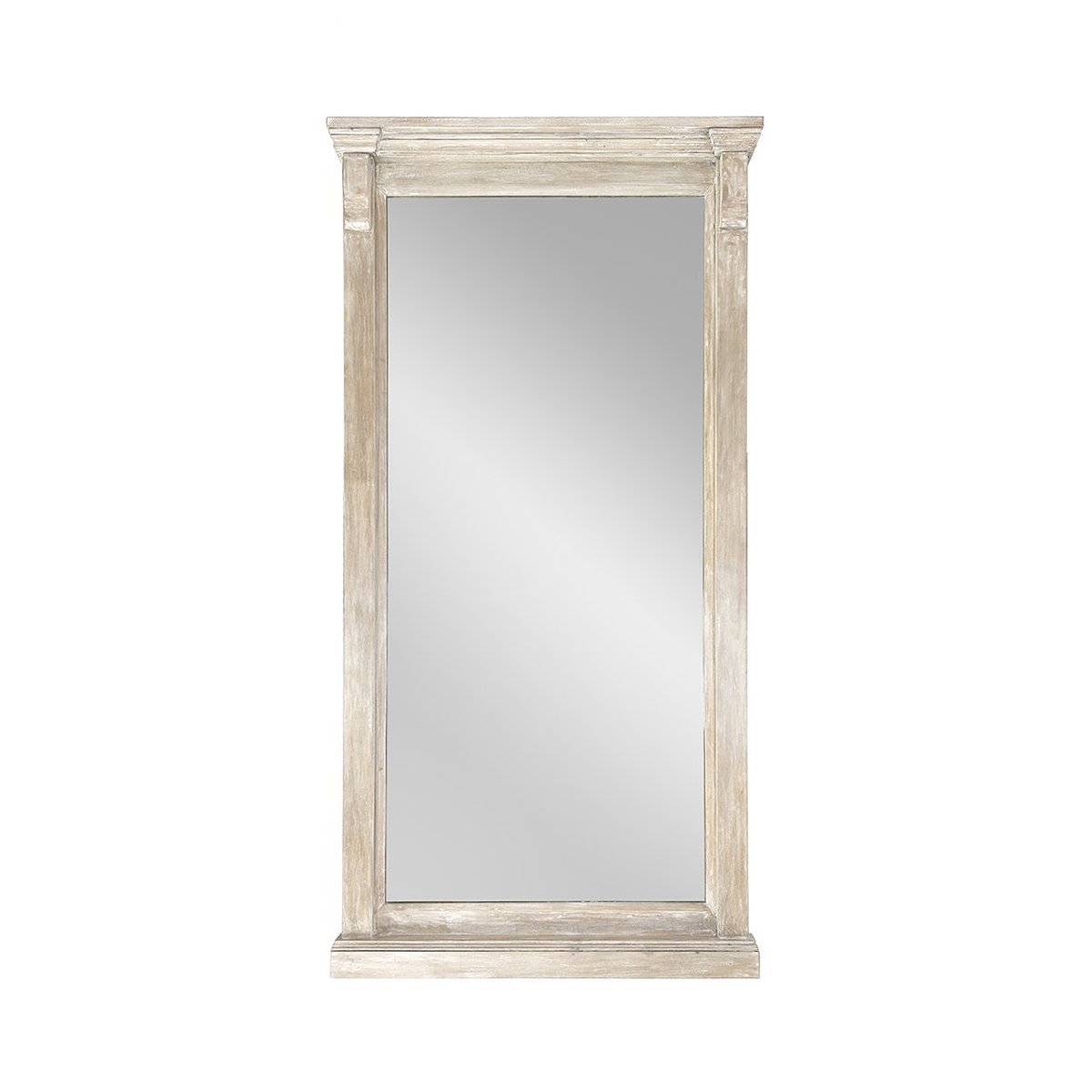 Adelaide Floor Mirror - Natural Cream Wash