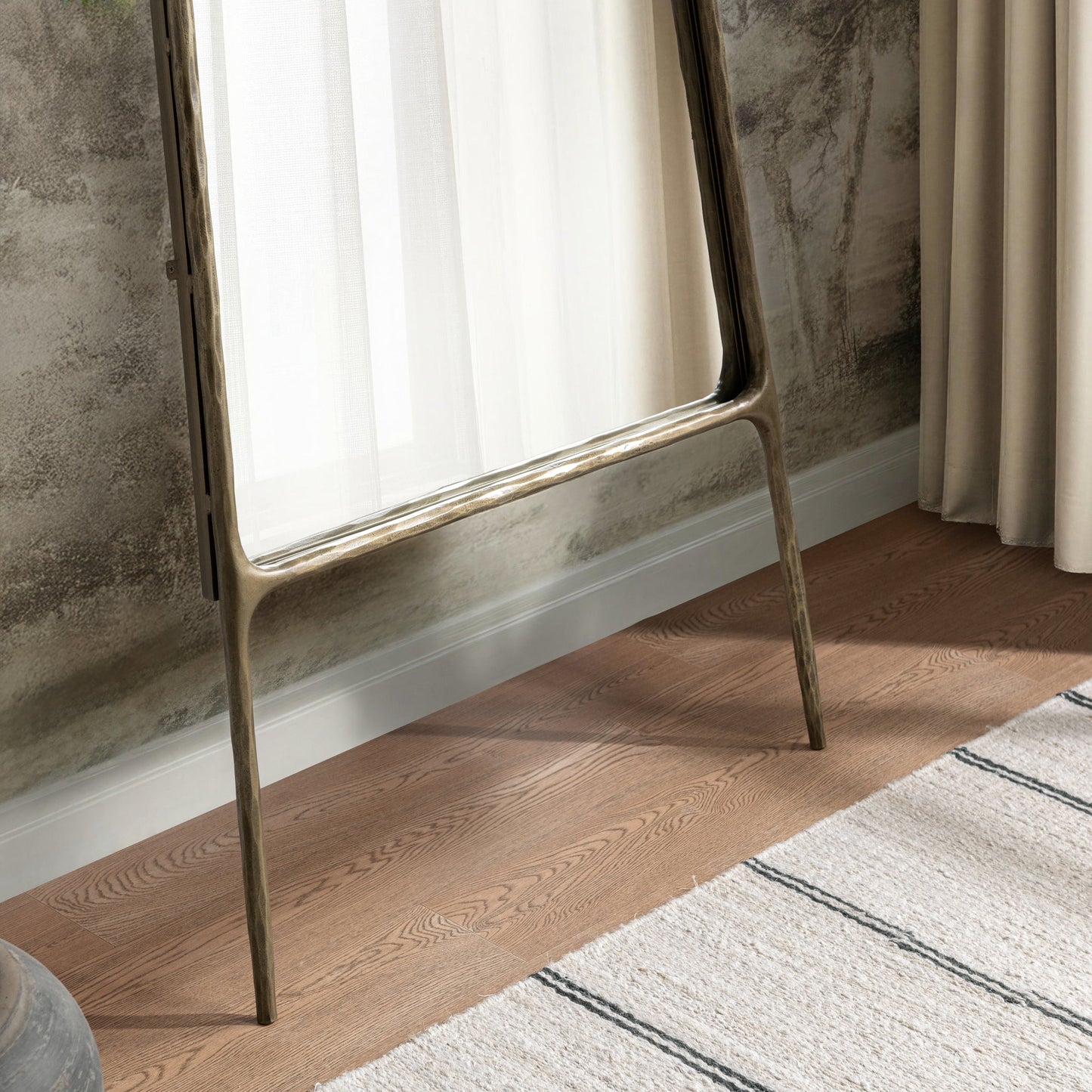 Cove Mirror - Molten Brass