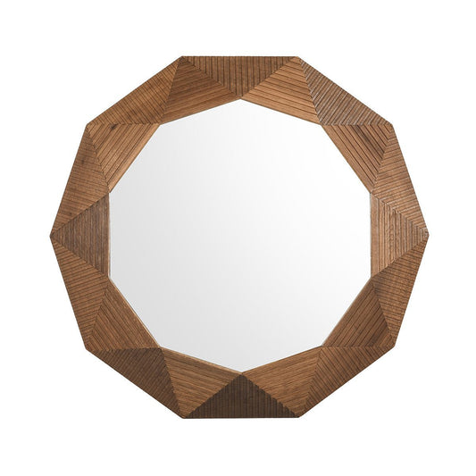 Santa Barbara Round Mirror - Honey