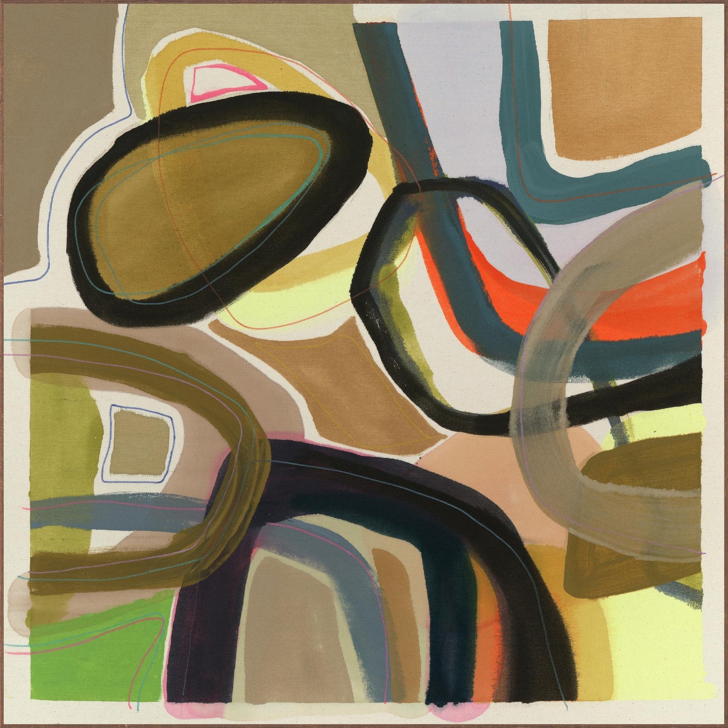 Toya II Painting Art 48x48 by Buddy Whitlock