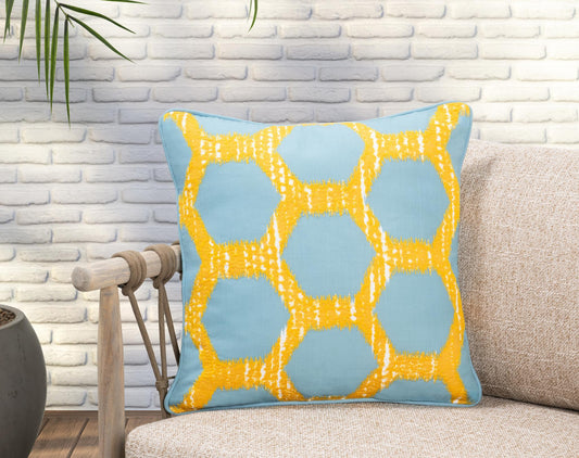 Indoor/Outdoor Gaines - Yellow/Blue