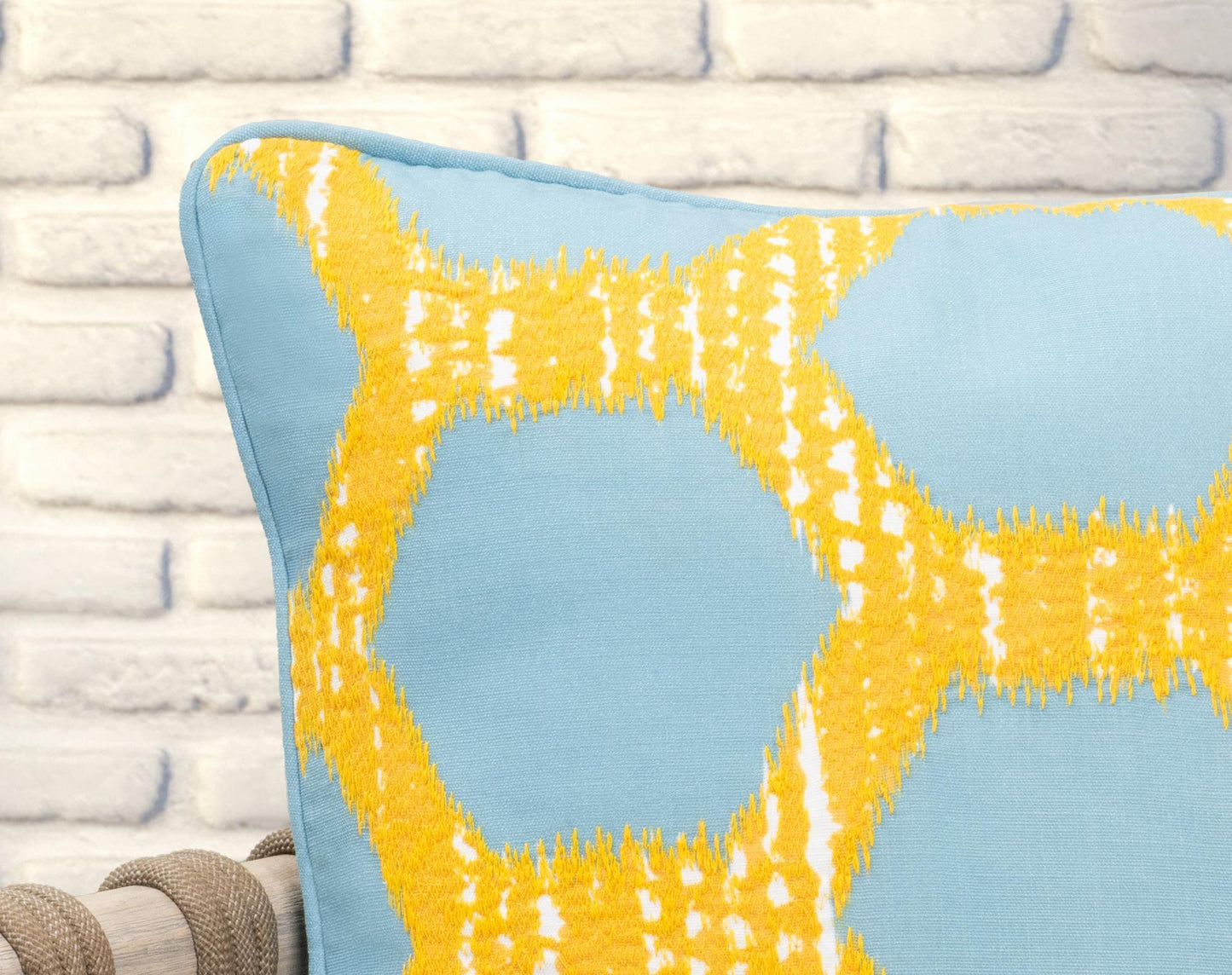 Indoor/Outdoor Gaines - Yellow/Blue
