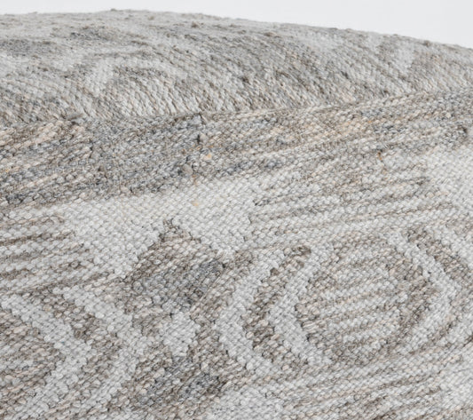 Performance Caravan Pouf - Gray Multi