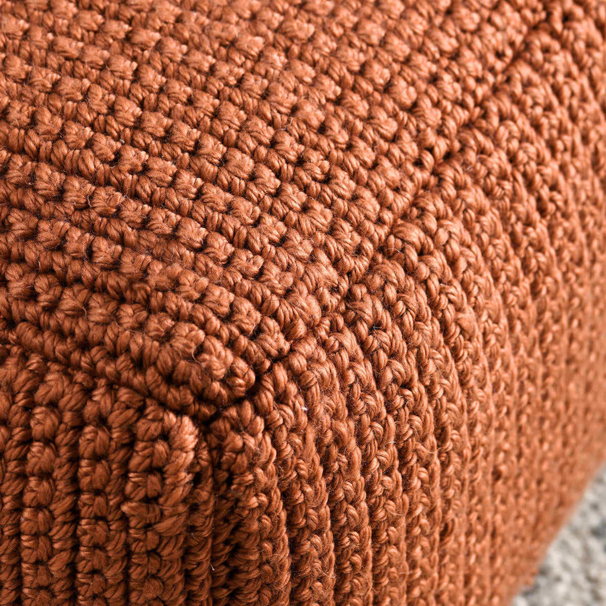 Performance Prism Pouf - Terracotta