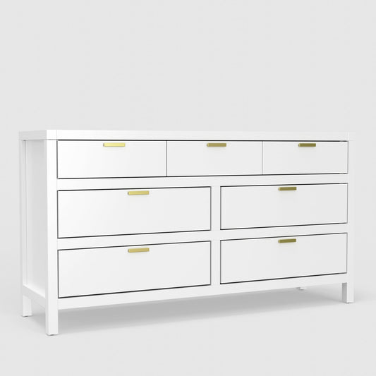 Carmel 7-Drawer Dresser, Neutral Cappuccino