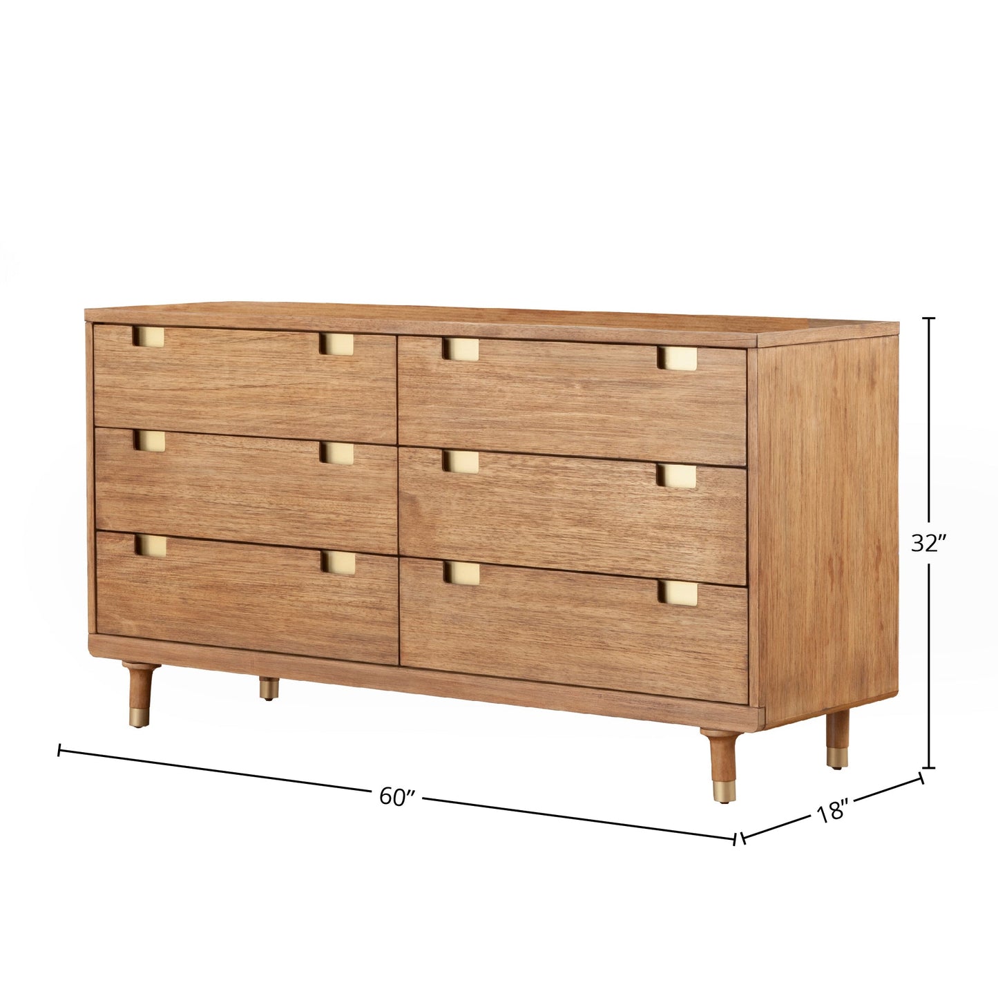 Easton Dresser & Mirror, Sand