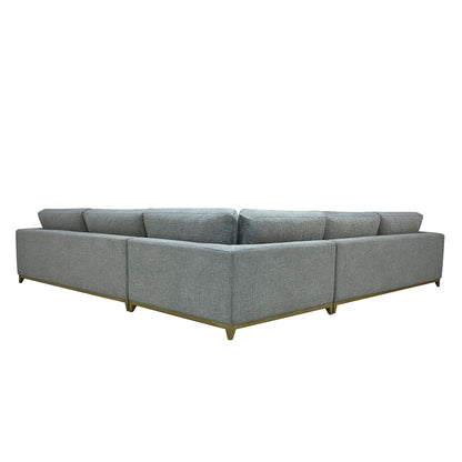Donovan Upholstered Sectional - Gray