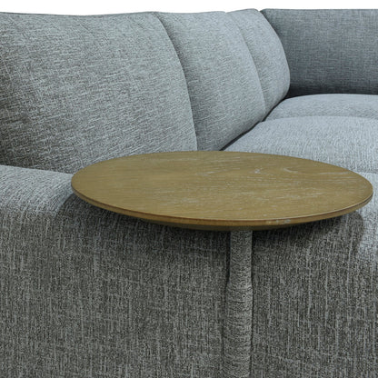 Donovan Upholstered Sectional - Gray