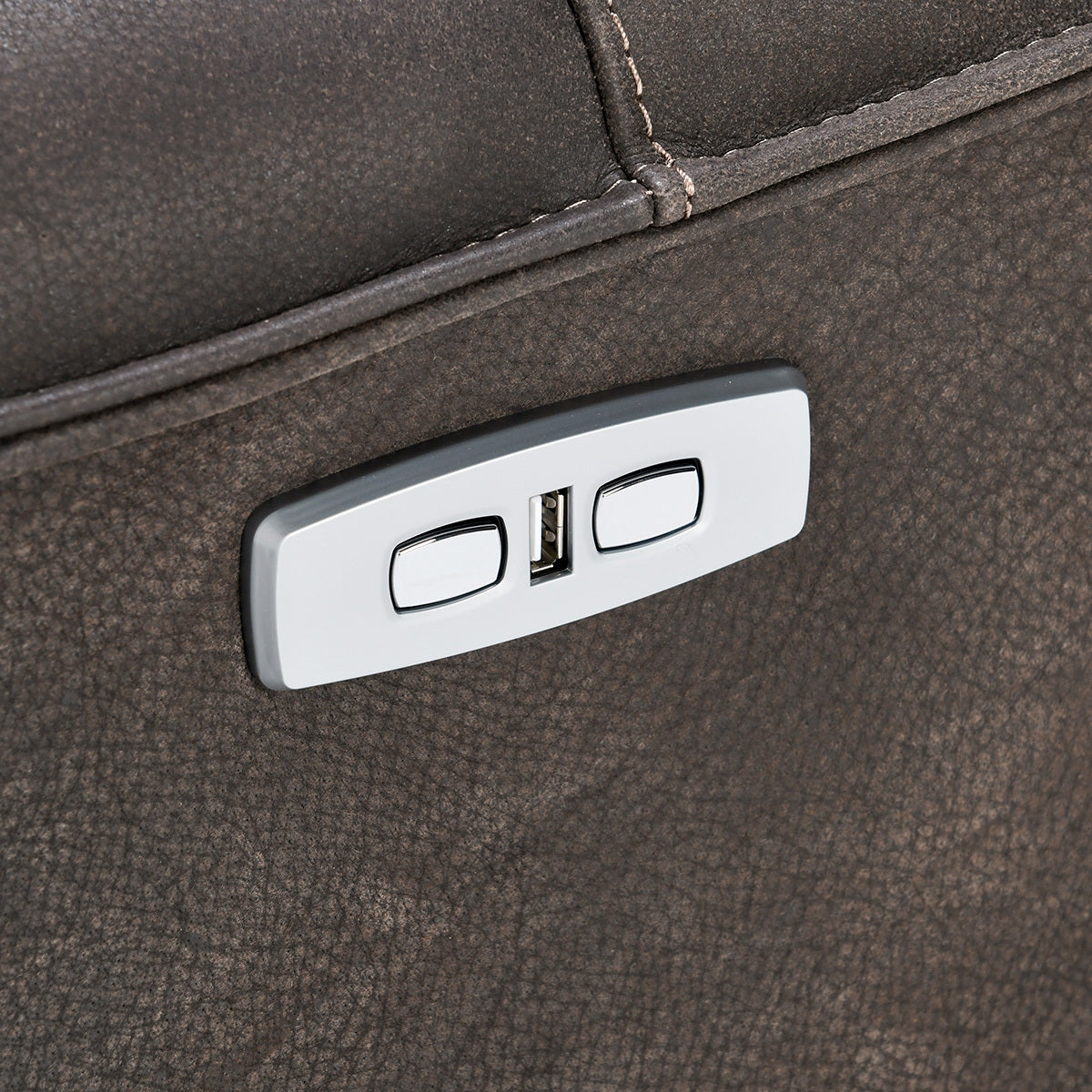 Paige Leather Swivel Power Recliner