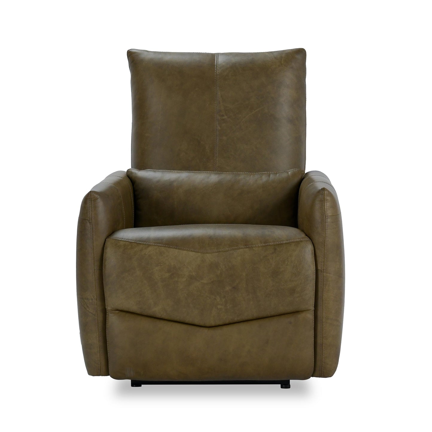 Thaya Leather Power Recliner - Earth Brown