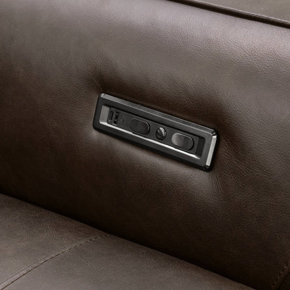 Conway Power Recliner Sofa - Brown