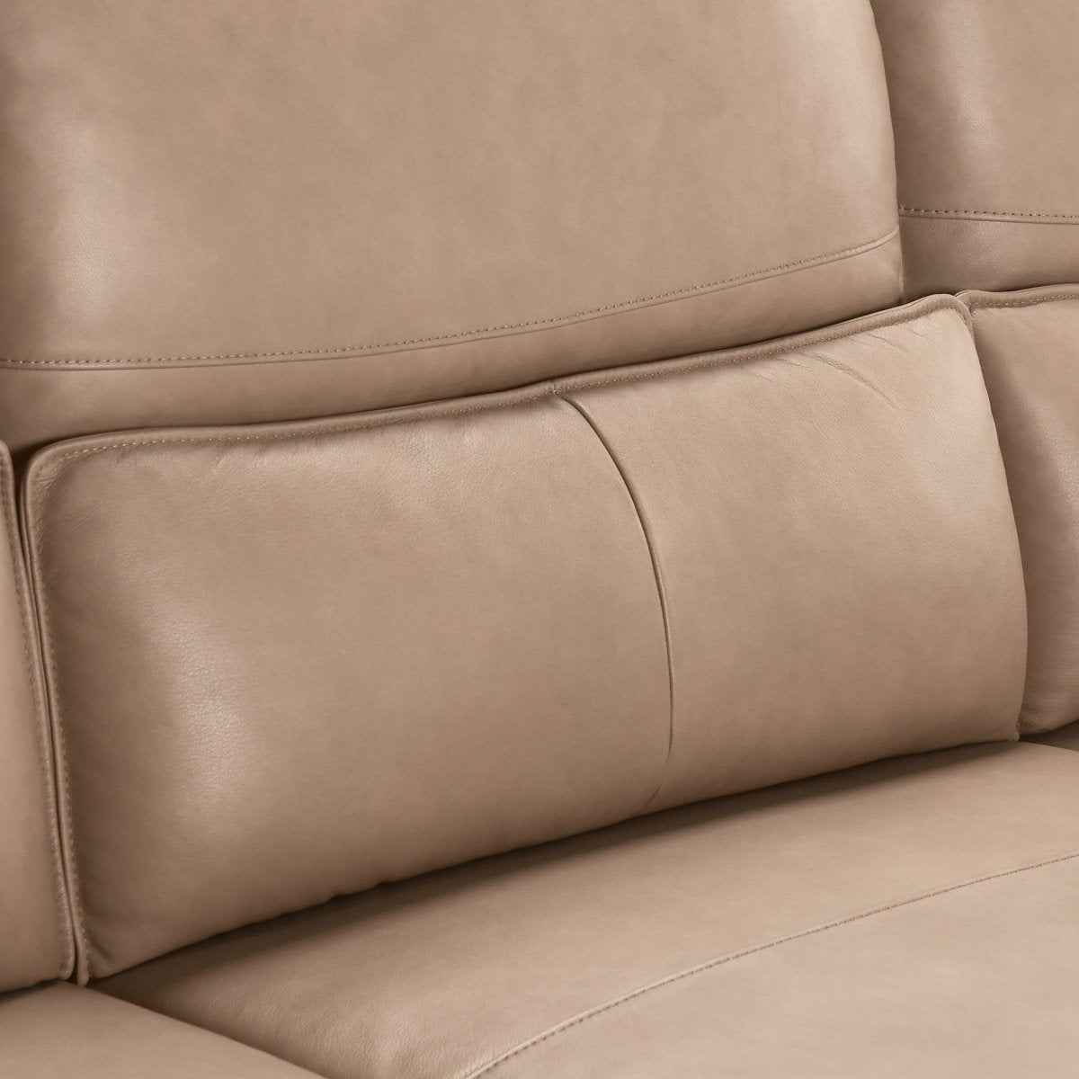 Branford Leather Power Recliner Sectional w/LAF Chaise - Camel